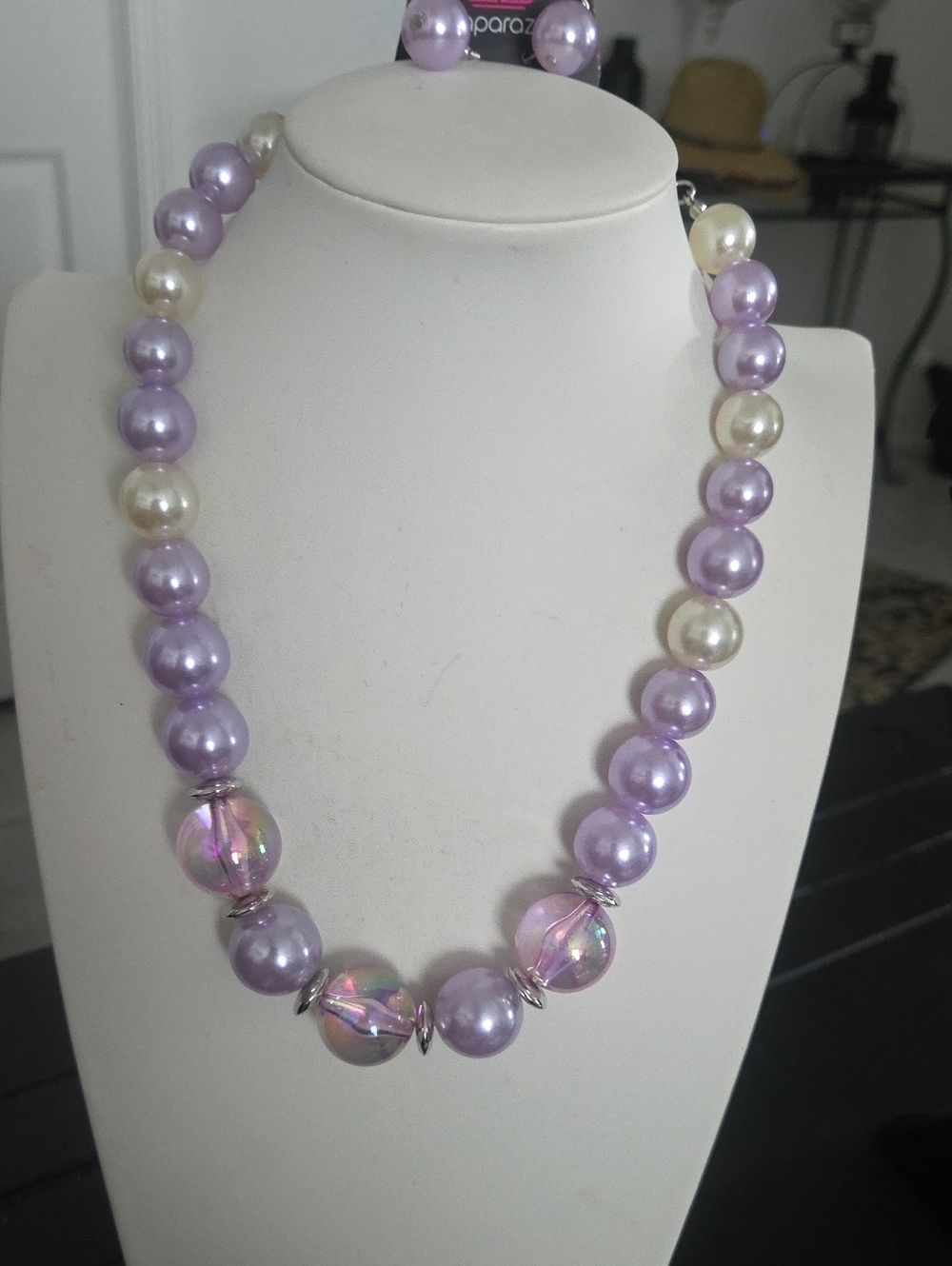 Paparazzi Just Another Pearl Purple Necklace NWT